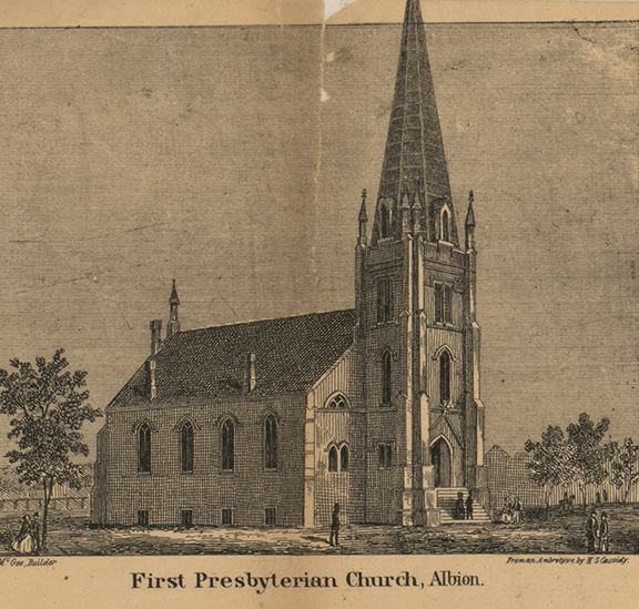 First Presbyterian Church - Albion, Calhoun 1858