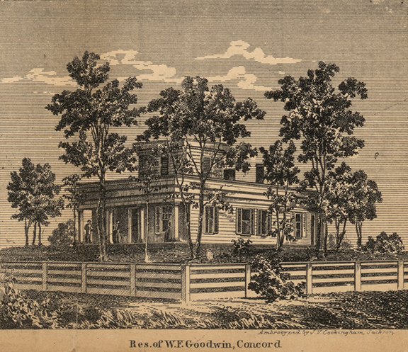 Residence, W.E. Goodwin, Concord, Jackson 1858