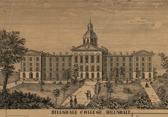 Hillsdale College, Fayette, Hillsdale 1857