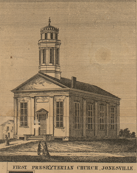 Presbyterian Church, Jonesville, Fayette, Hillsdale 1857