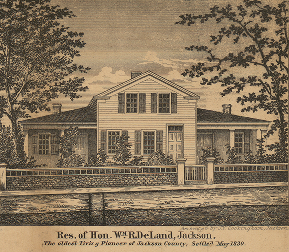 Residence, Hon. Wm.R. DeLand, Jackson, Jackson 1858