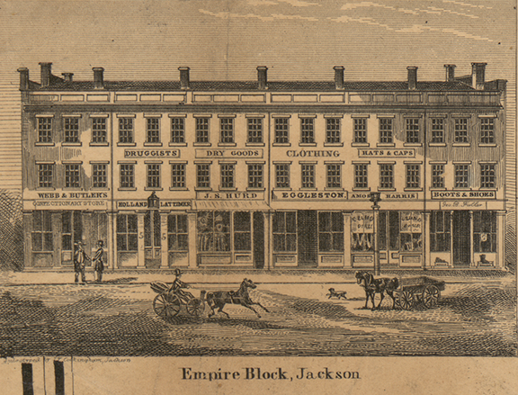 Empire Block, Jackson, Jackson 1858