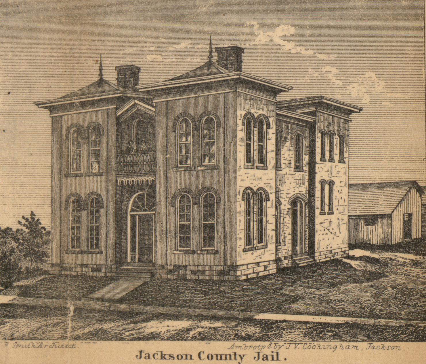 Jackson County Jail, Jackson, Jackson 1858