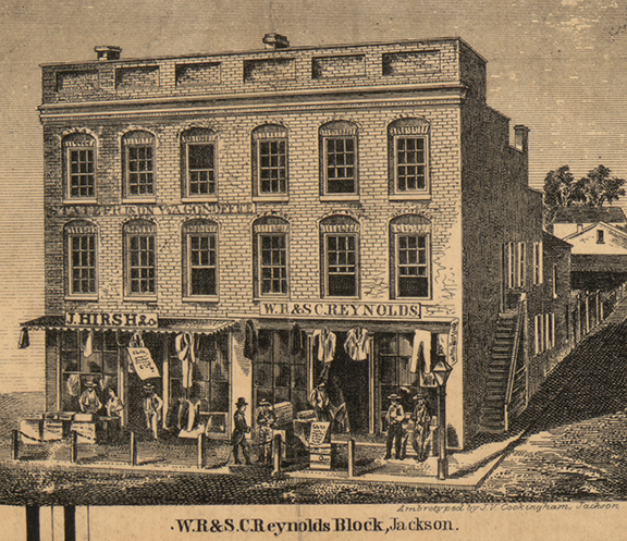 W.R. & S.C. Reynolds Block, Jackson, Jackson 1858