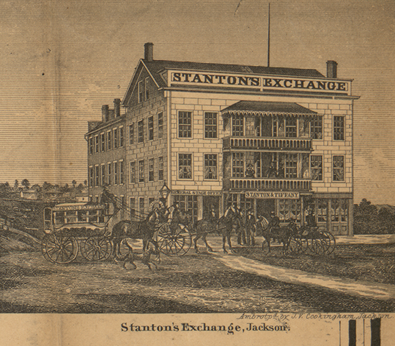 Stanton's Exchange, Jackson, Jackson 1858