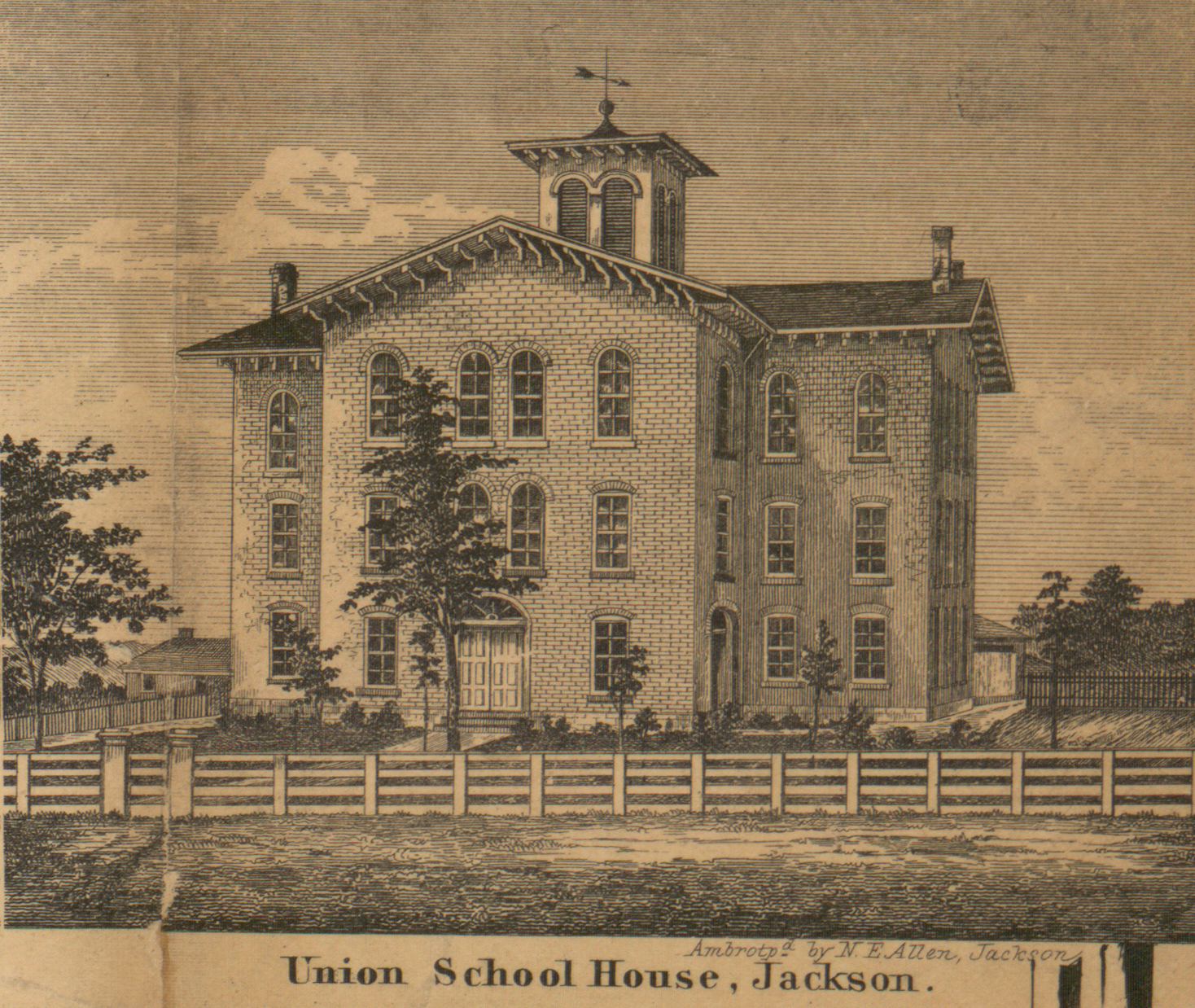 Union Schoolhouse, Jackson, Jackson 1858