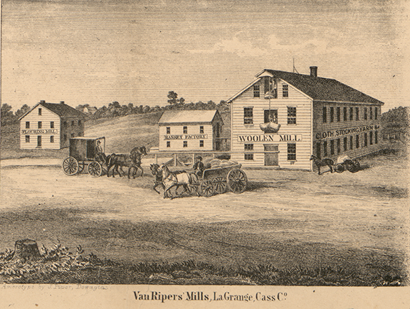 VanRipers' Mills, - La Grange, Cass 1860