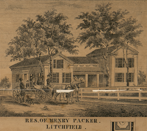 Residence, Henry Packer, Litchfield, Hillsdale 1857