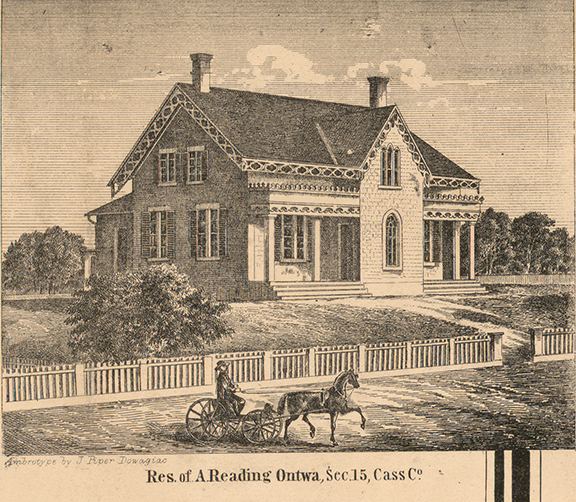 Residence, A. Reading, Section 15 - Ontwa, Cass 1860