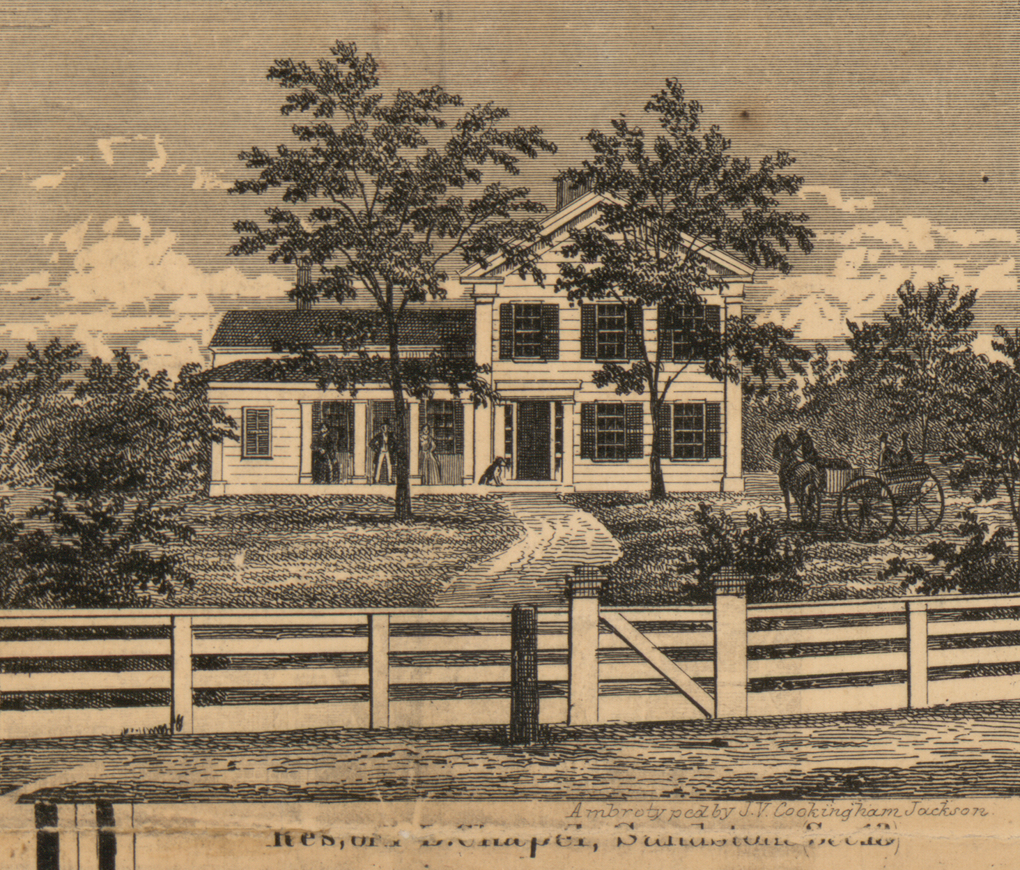 Residence, L.D. Chapel, Section 18, Sandstone, Jackson 1858