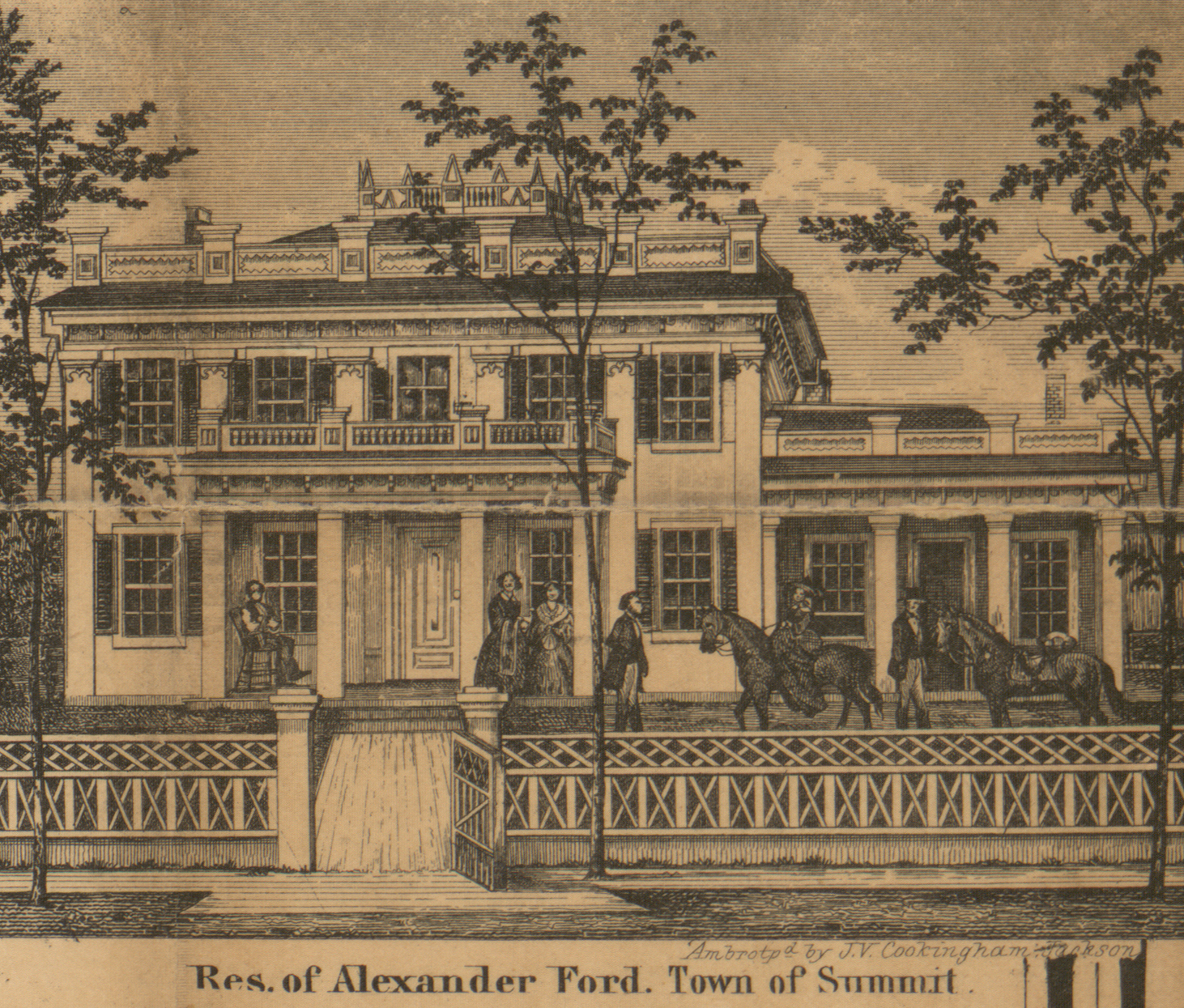 Residence, Alexander Ford, Summit, Jackson 1858