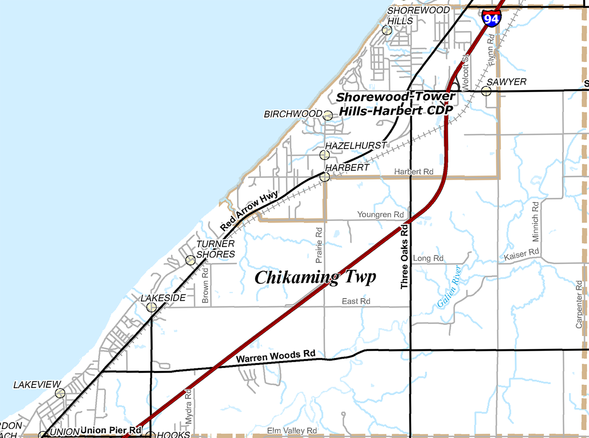 2009 Chikaming Township, Michigan map