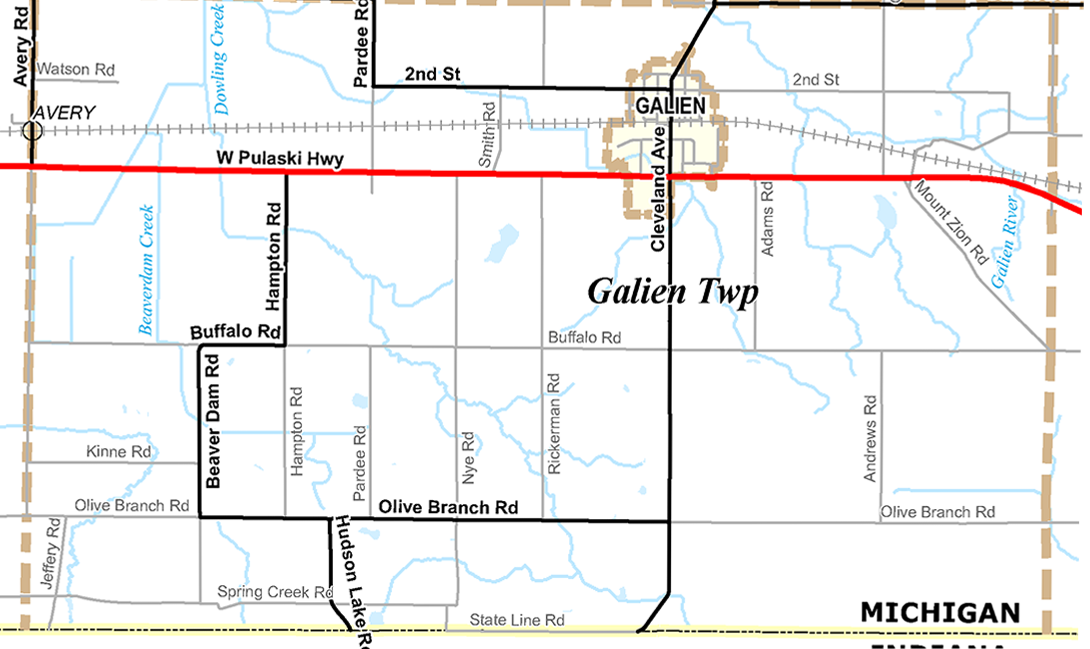 2009 Galien Township, Michigan map