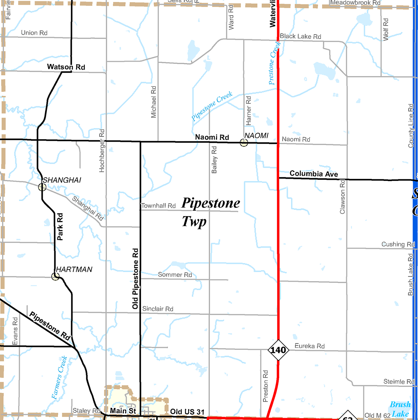 2009 Pipestone Township, Michigan map