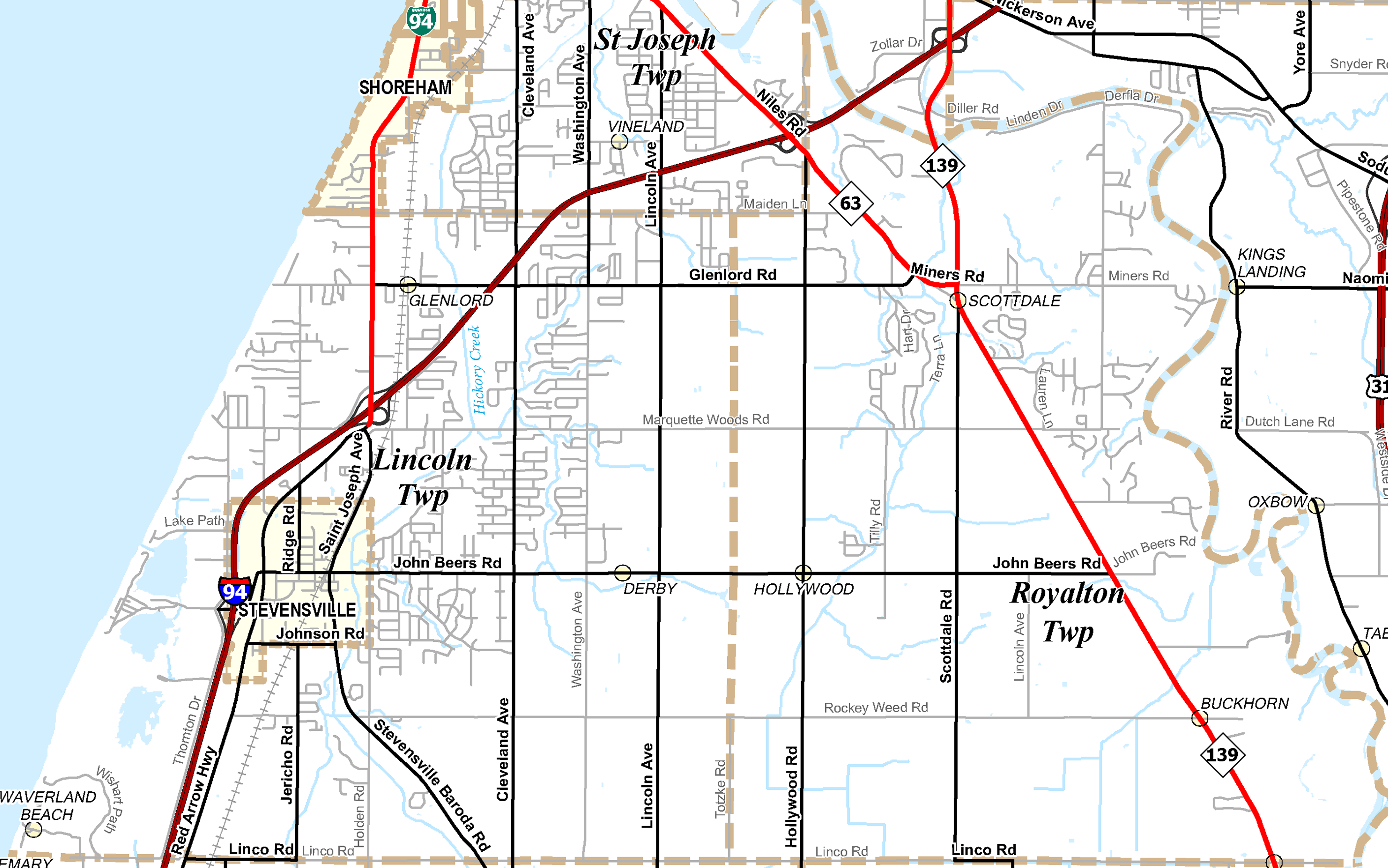 2009 Royalton Township, Michigan map
