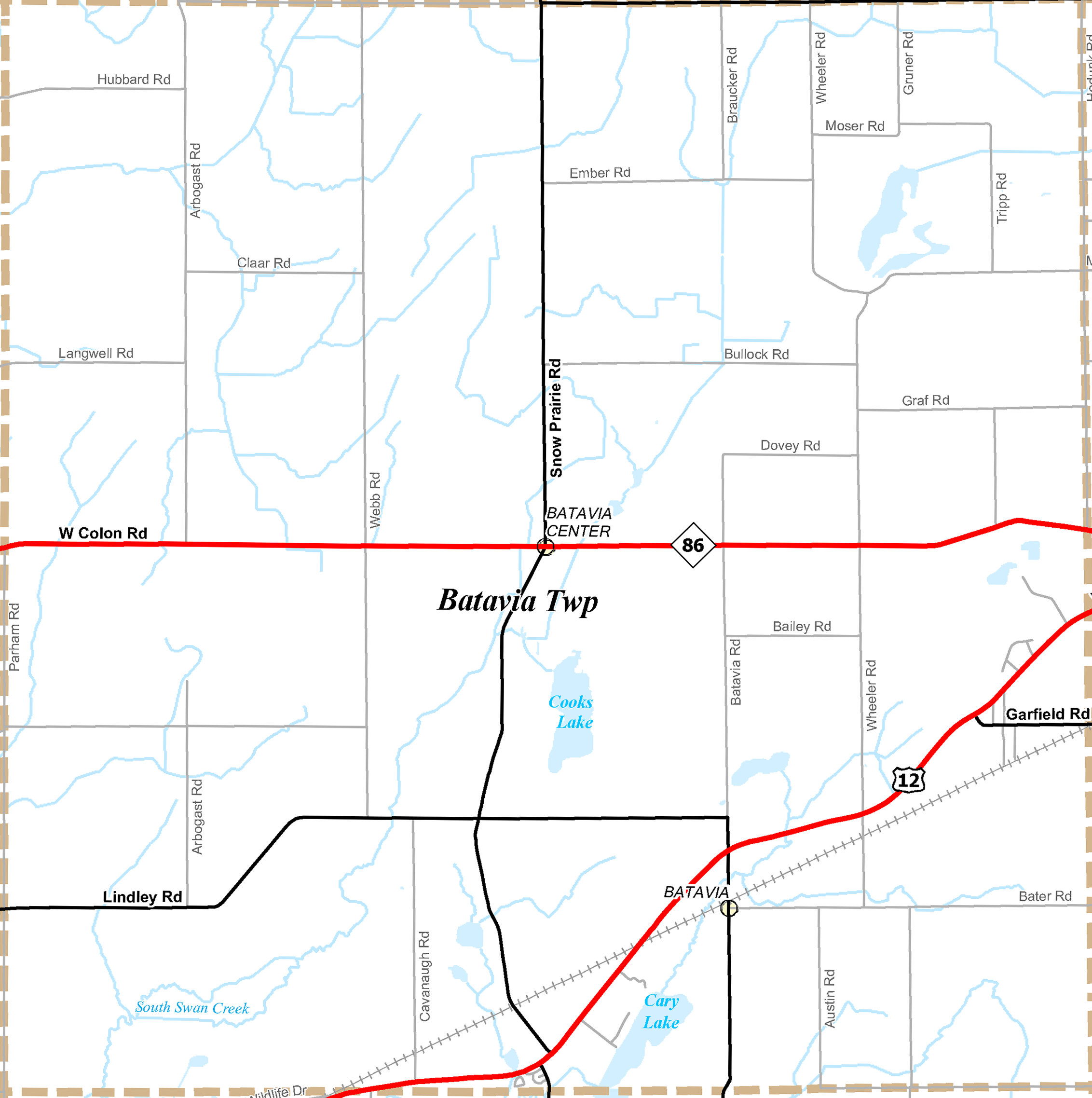 2009 Batavia Township, Michigan map