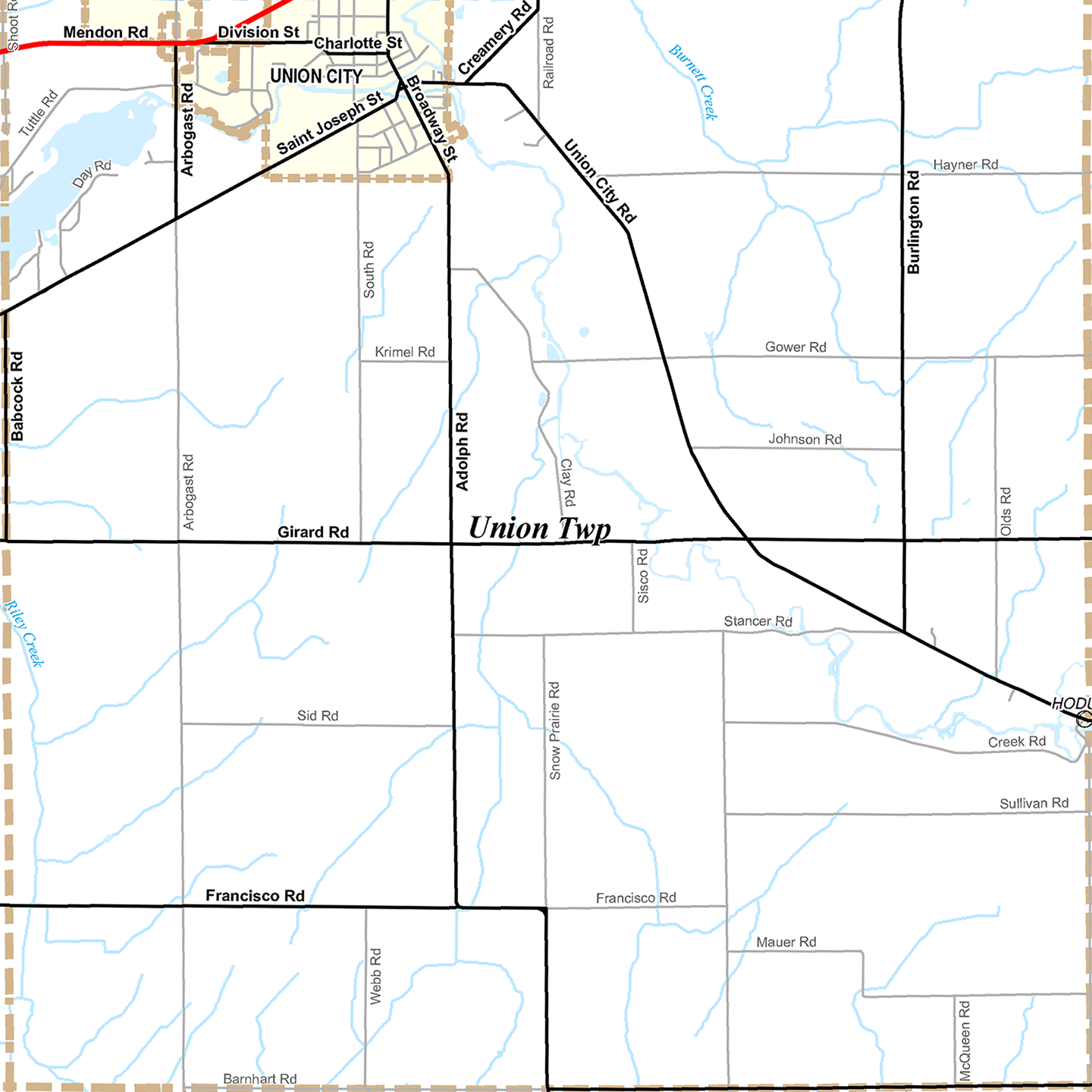 2009 Union Township, Michigan map