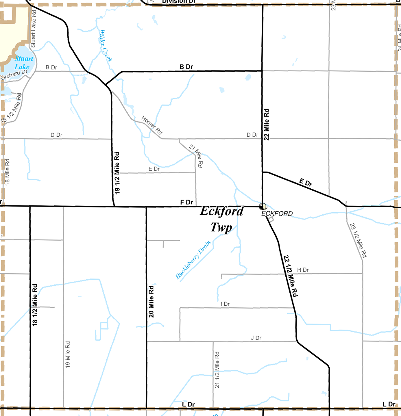 2009 Eckford Township, Michigan map