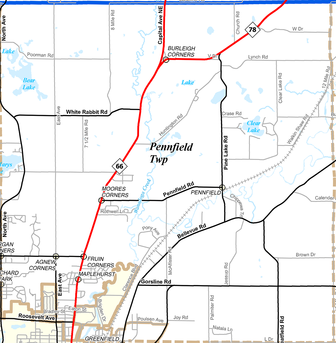 2009 Pennfield Township, Michigan map