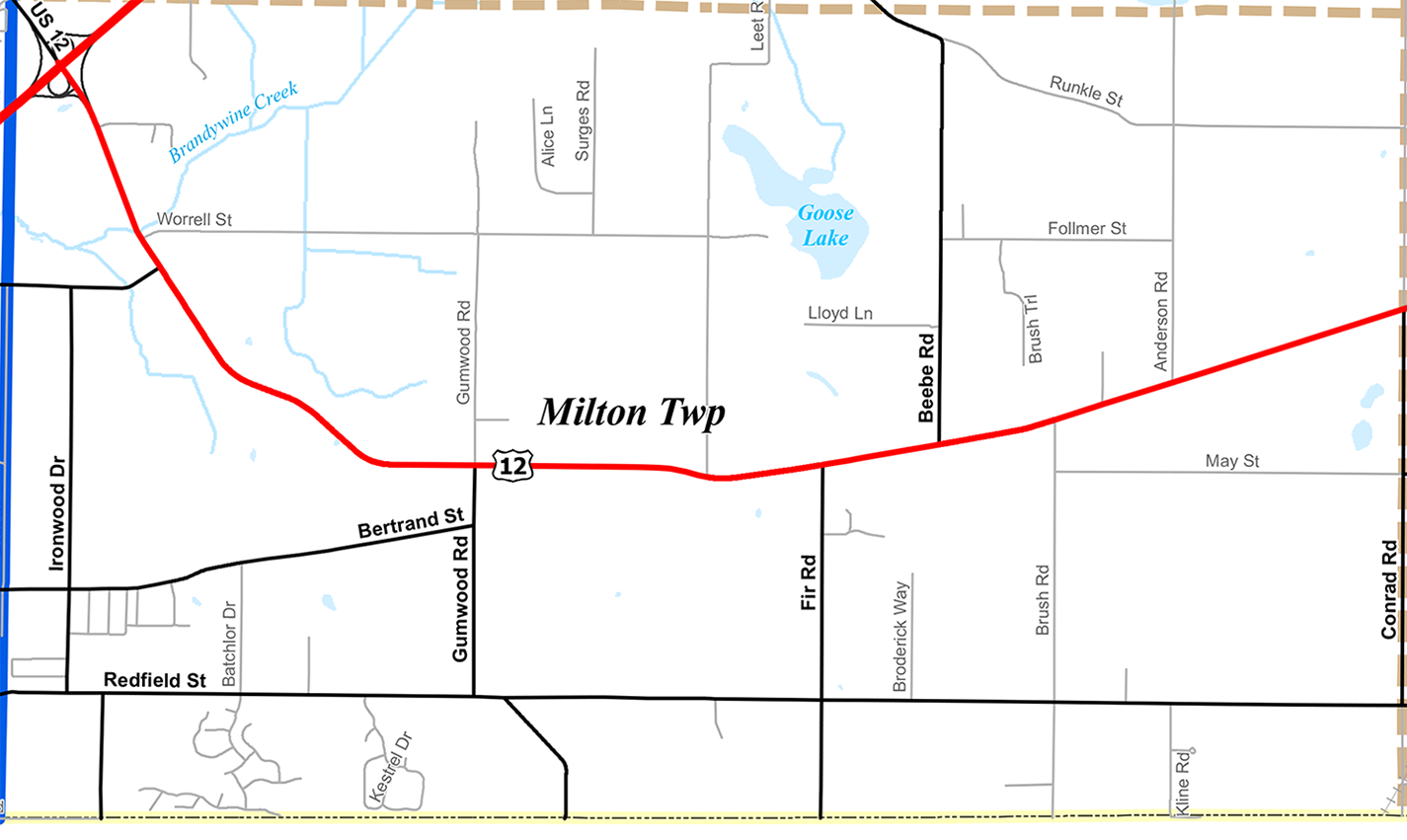 2010 Milton Township Michigan landownership map
