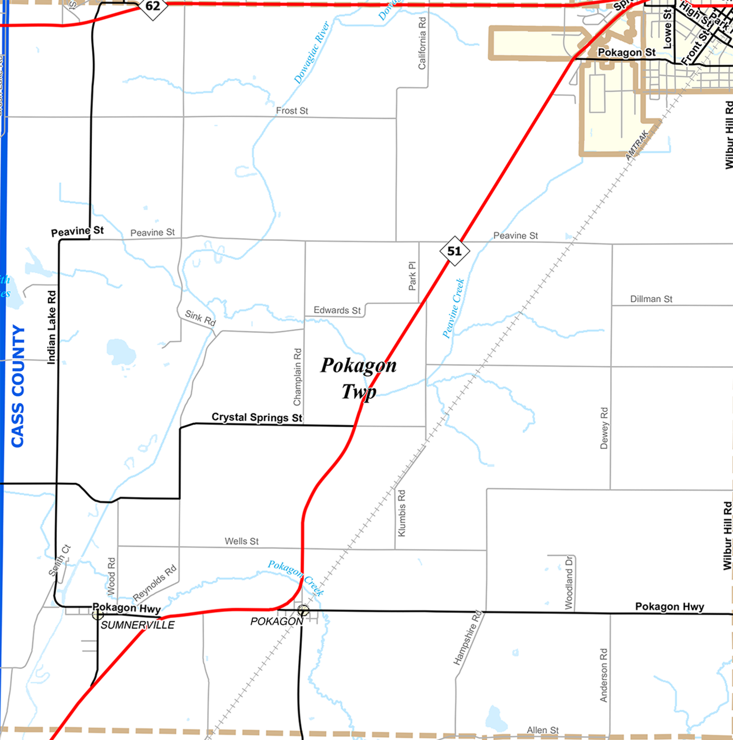 2010 Pokagon Michigan landownership map