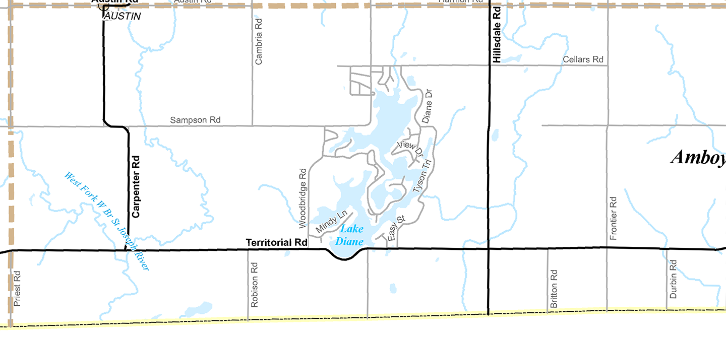 2009 Amboy (west) Township, Michigan map