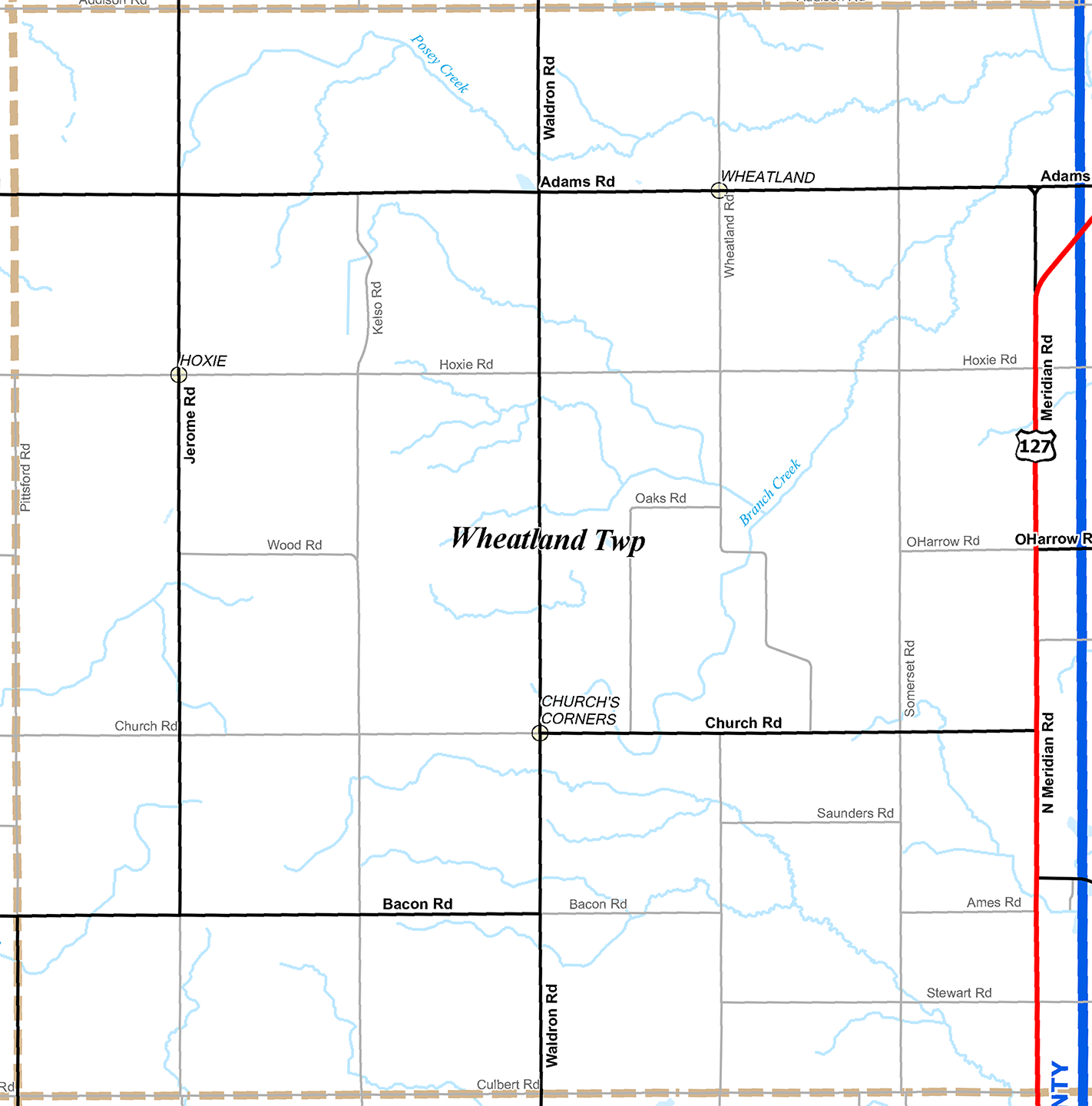 2009 Wheatland Township, Michigan map