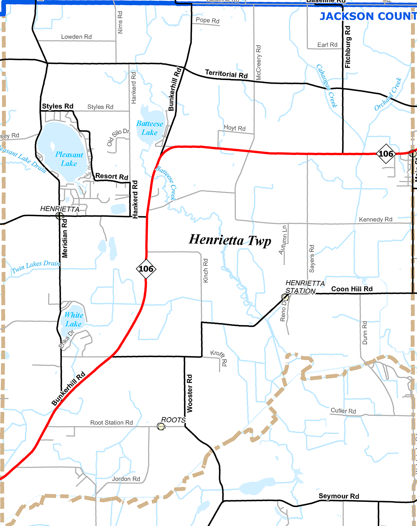 2009 Henrietta Township, Michigan map