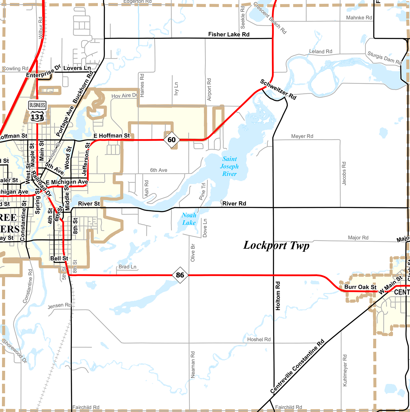 2009 Lockport Township Michigan map