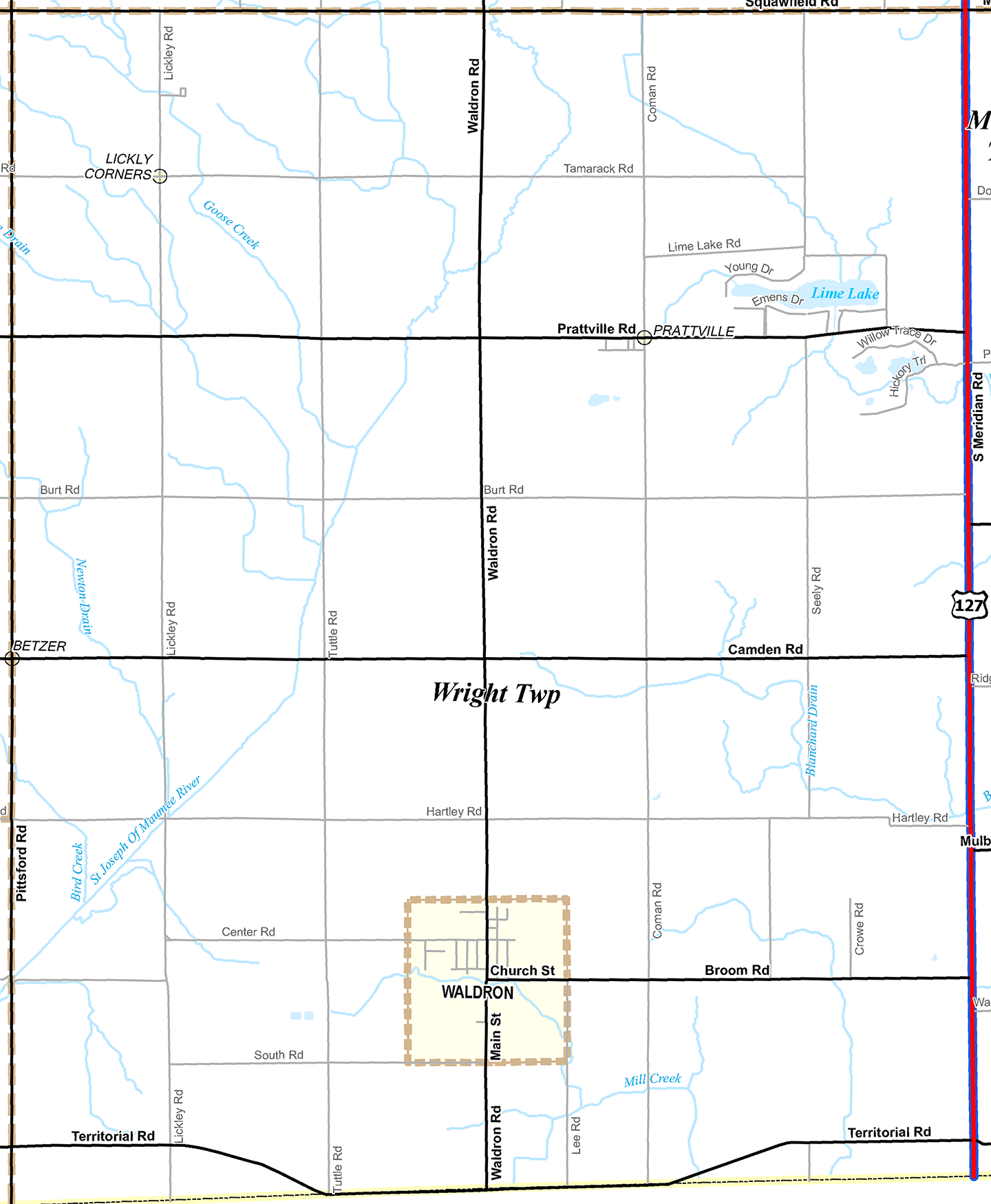 2009 Wright Township, Michigan map